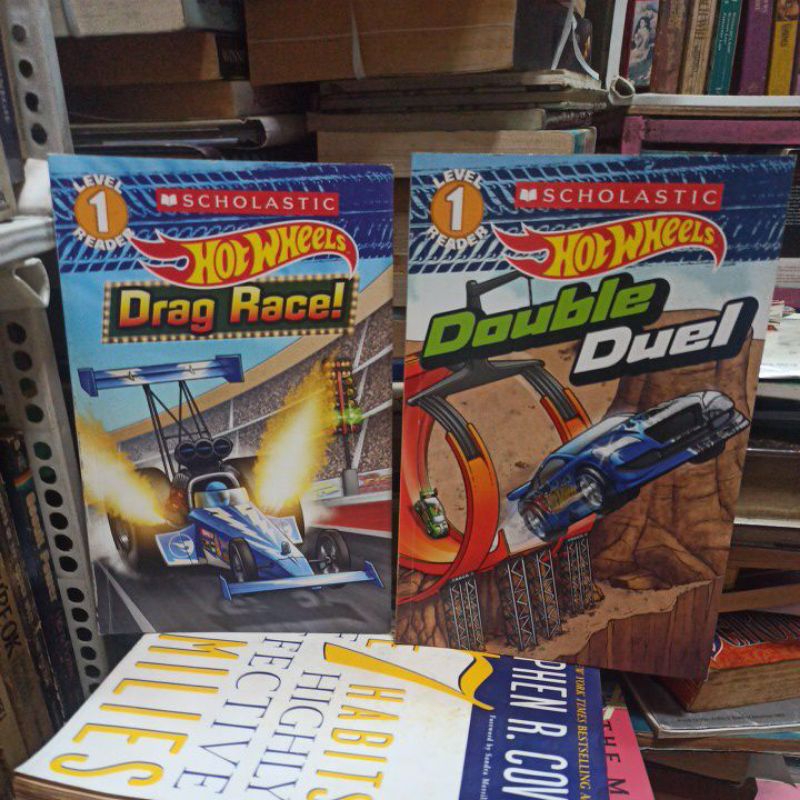 Level Reader Scholastic Hot Wheels Drag Race Double Duel Shopee