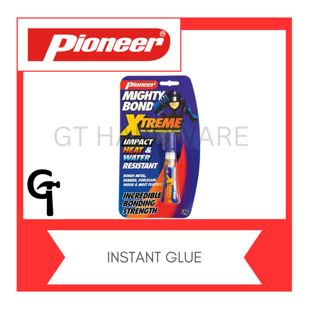 Pioneer Mighty Bond Xtreme Instant Glue Gel Type G Tube Shopee