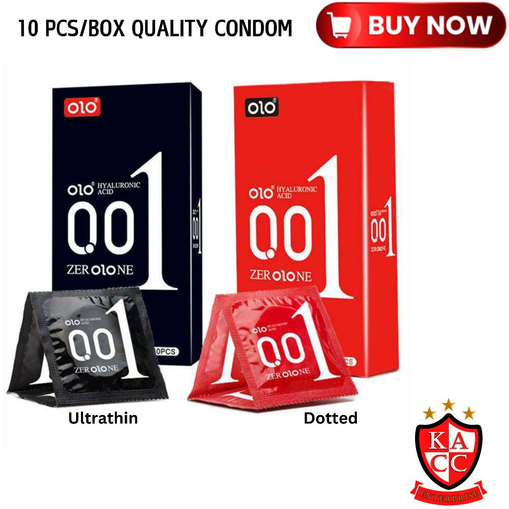 KACC OLO PCS Quality Condom Ultra Thin Latex SEX Dotted Condom For