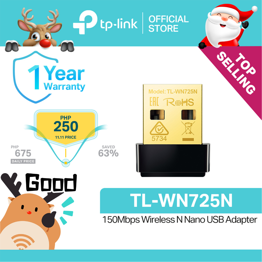 Tp Link Tl Wn N Wireless Mbps Wifi Nano Usb Adapter