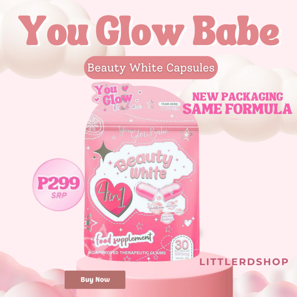 Beauty White Capsules By You Glow Babe New Packaging In Glutathione