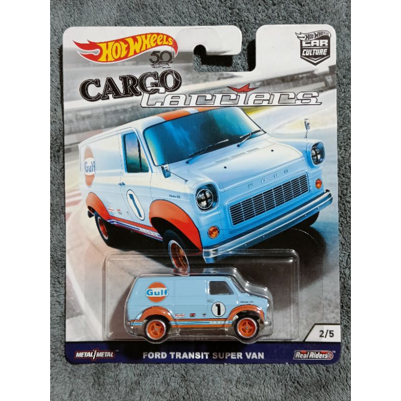 Hot Wheels Car Culture Cargo Carriers Ford Transit Super Van Shopee