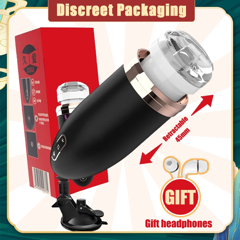 Automatic Male Masturbator Hands Free Pussy Vibrator For Men Sex Toy