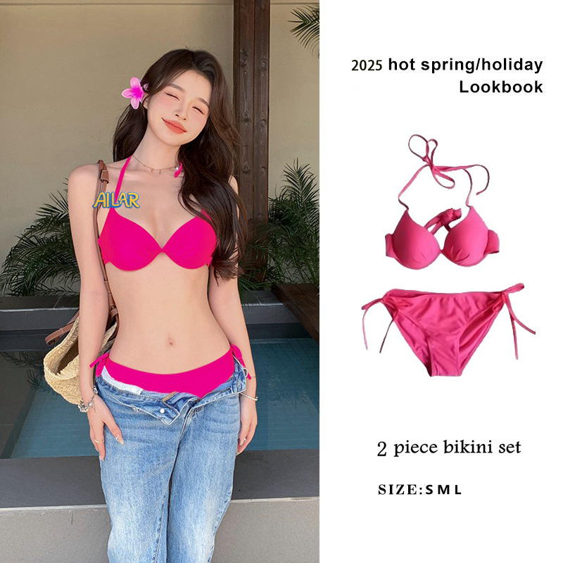 Ailar Swimwear Women S Sexy Triangle Bikini Two Piece Vacation Travel