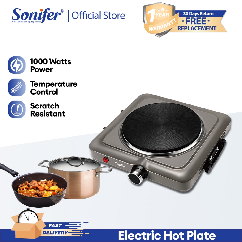Sonifer Portable Ceramic Cooktop Countertop Burner Electric Hot Plate