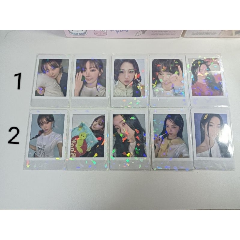 Le Sserafim Hot Tin Case Tingi Official Photocard Sakura Chaewon Yunjin