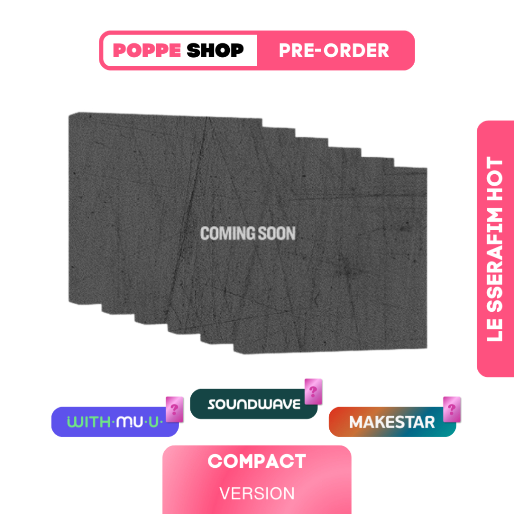 PRE ORDER LE SSERAFIM TH MINI ALBUM HOT COMPACT VER Shopee