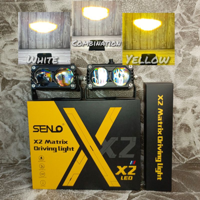 Senlo X Plus Mini Driving Light Watts Months Warranty Shopee