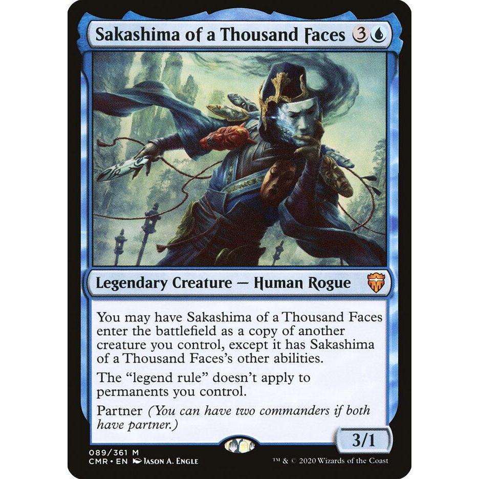 Sakashima Of A Thousand Faces Commander Legends Cmr Mtg Shopee