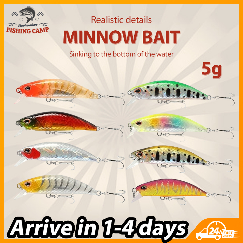 Sinking Minnow Fishing Lure Jigging Lure Fish Bait Fishing Gear