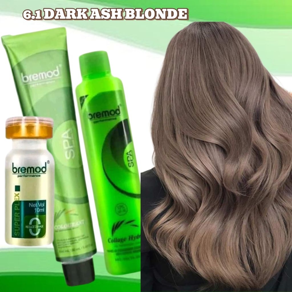 Dark Ash Blonde Bremod Performance Hair Color Set Ml Shopee