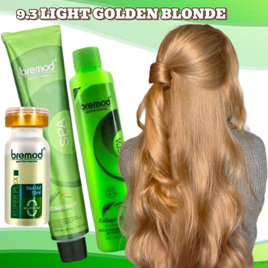 Light Golden Blonde Bremod Performance Hair Color Ml Shopee
