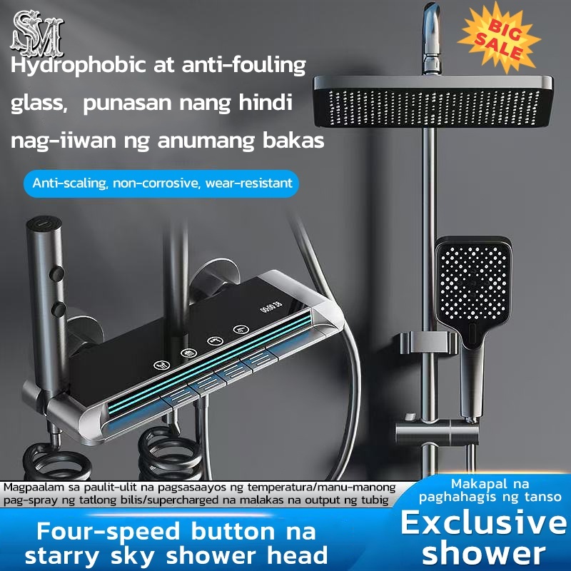 Stainless Steel Hot And Cold Shower Set In Shower Set With Faucet