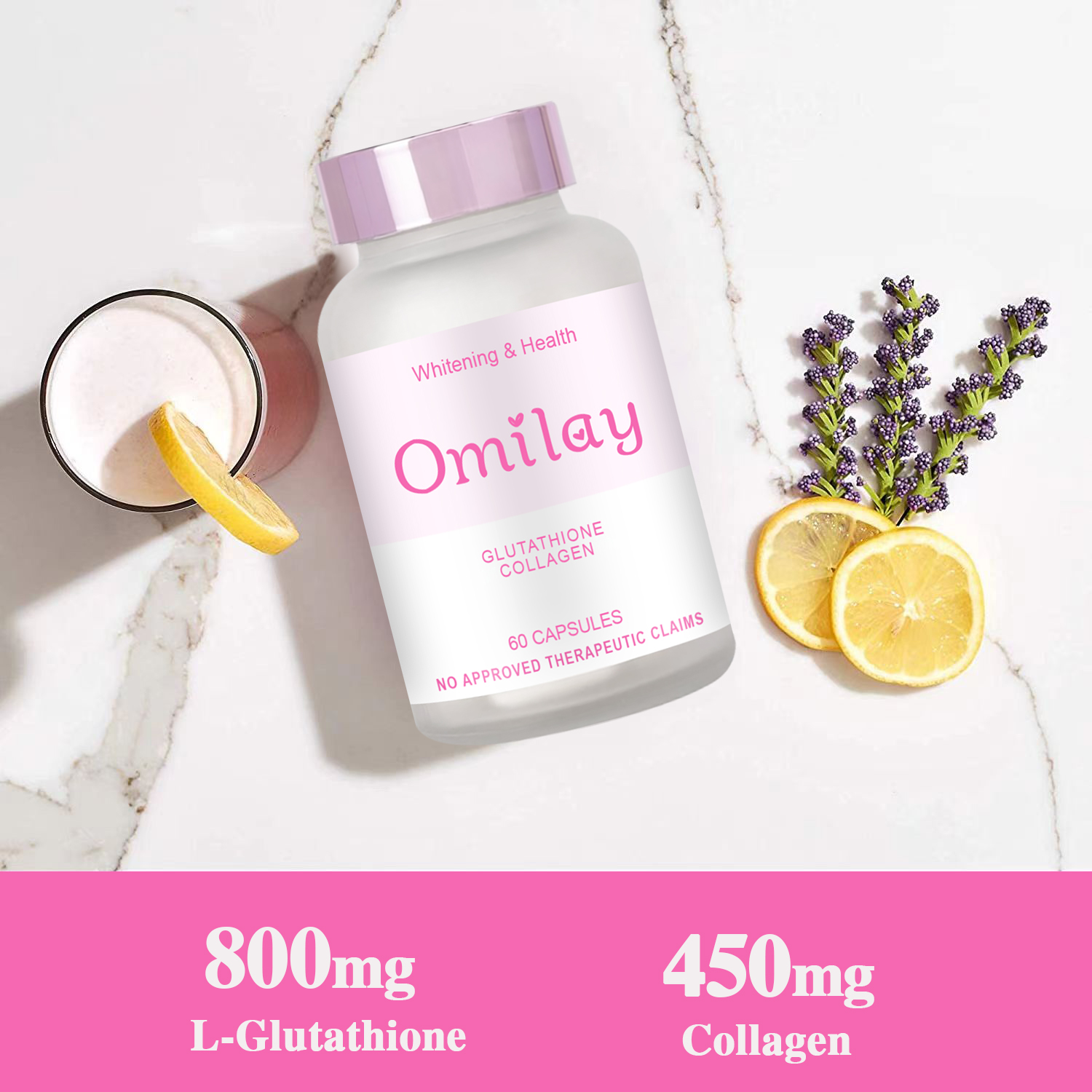 Omilay Tokyo Glutathione Collagen Capsules Anti Aging Whitening Skin