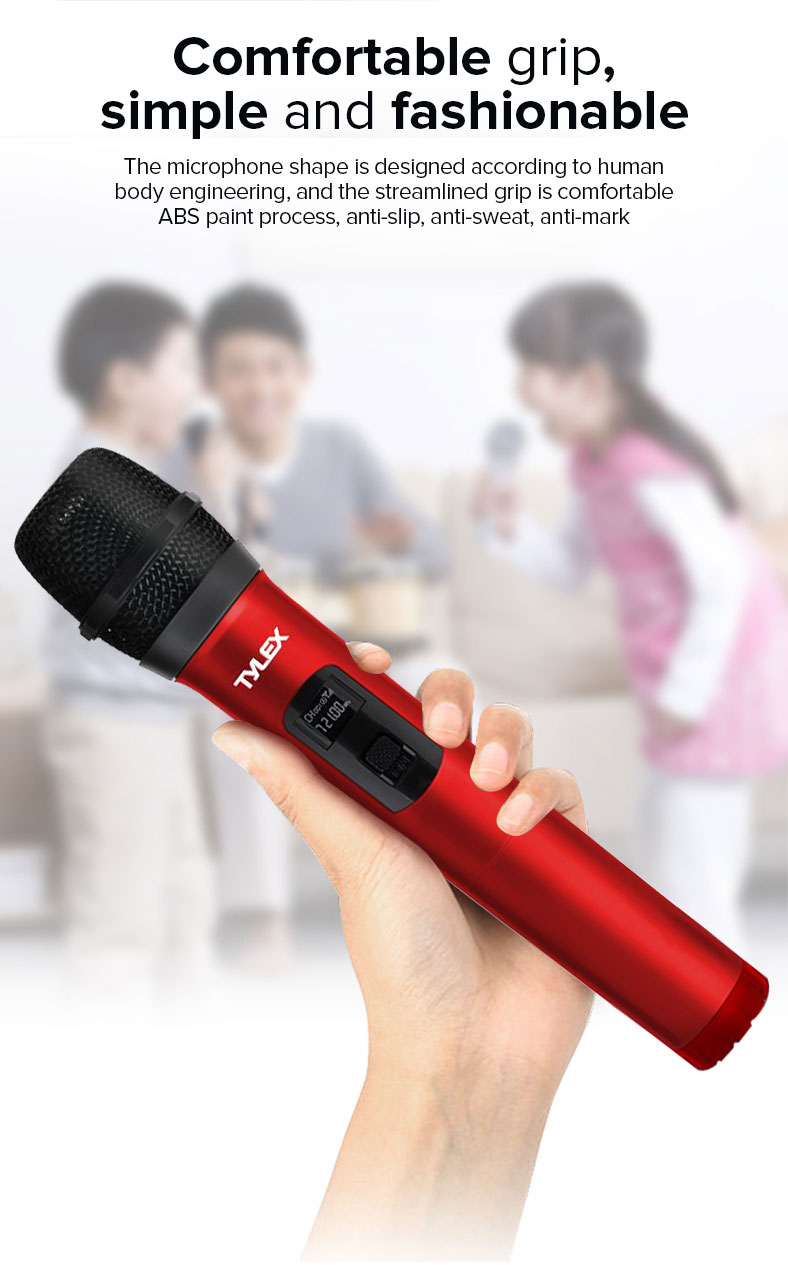 Tylex X Y Microphone Professional Vhf Handheld Pcs Wireless