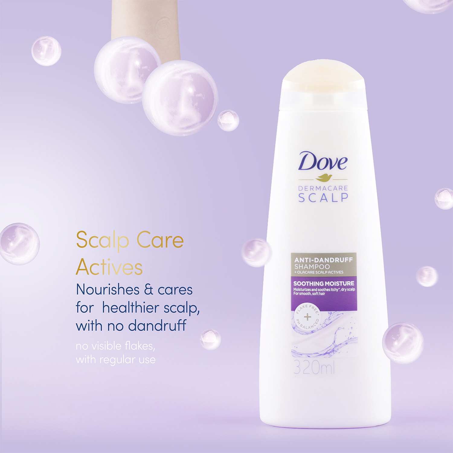 Dove Dermacare Anti Dandruff Scalp Soothing Moisture Shampoo 320ML