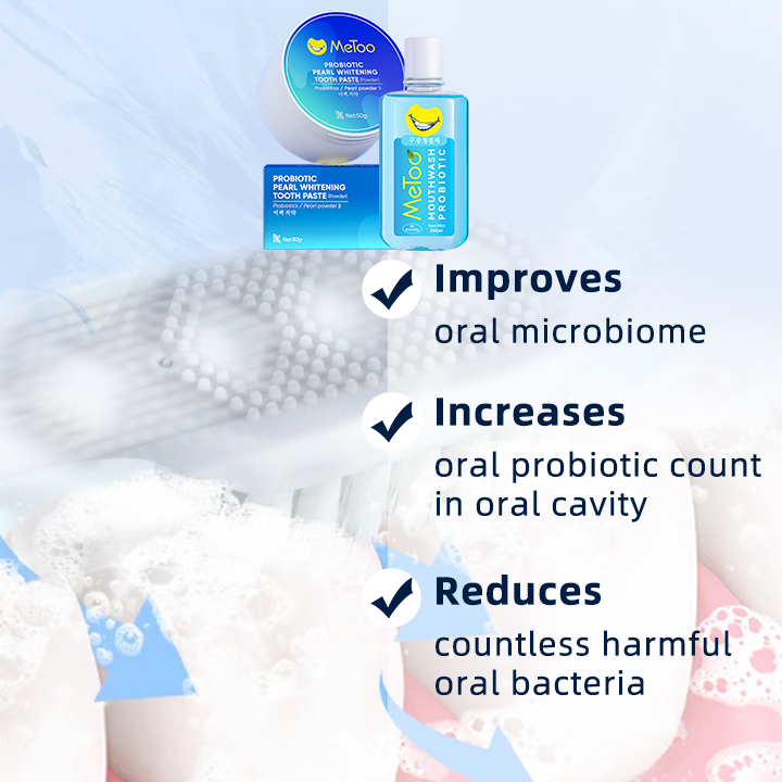 Metoo Probiotic Mouthwash Antibacterial Long Lasting Fresh Mouthwash