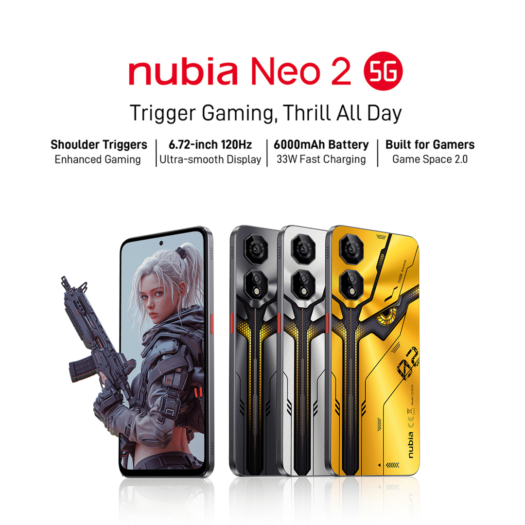 Nubia Neo 2 5G Smartphone 8GB 256GB Unisoc T820 6 72 FHD 120Hz