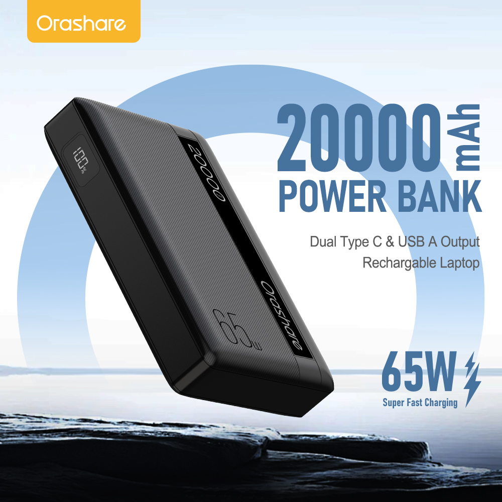 Orashare Pl Pd W Powerbank Mah Usb And Dual Type C Output