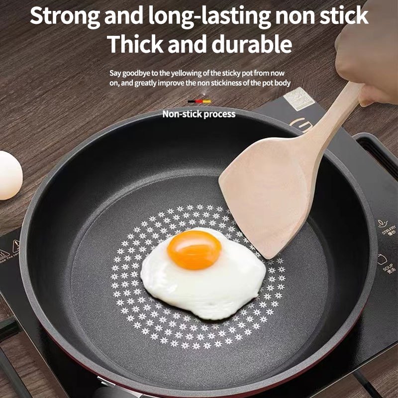 Cm Non Stick Frying Pan Iron Non Stick Wok Composite Diamond