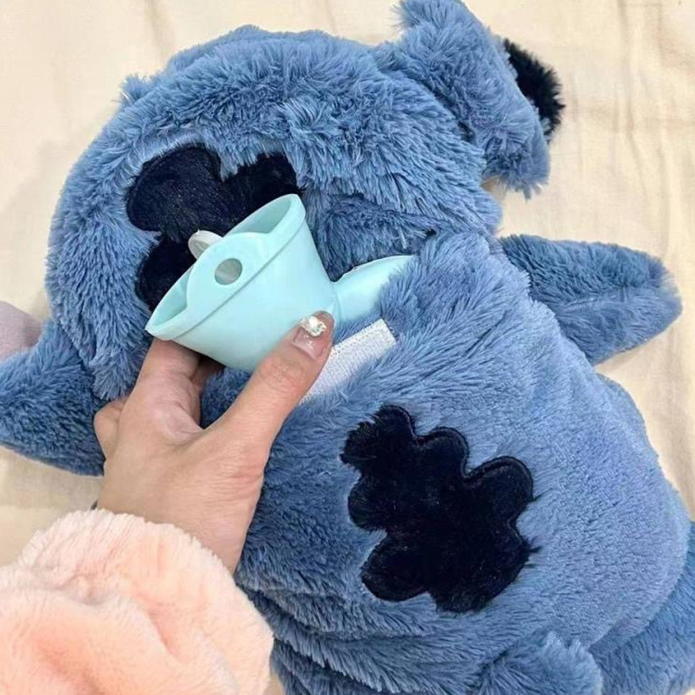 Anime Kawaii Turo Lilo Stitch Plush Hot Water Bottle Winter Women S