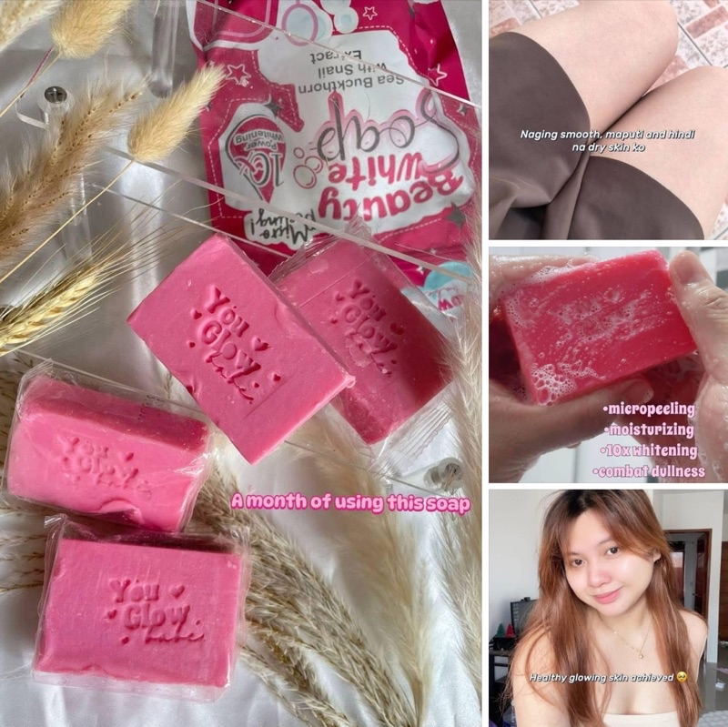 You Glow Babe Beauty White Soap Micro Peeling Brightening W Snail