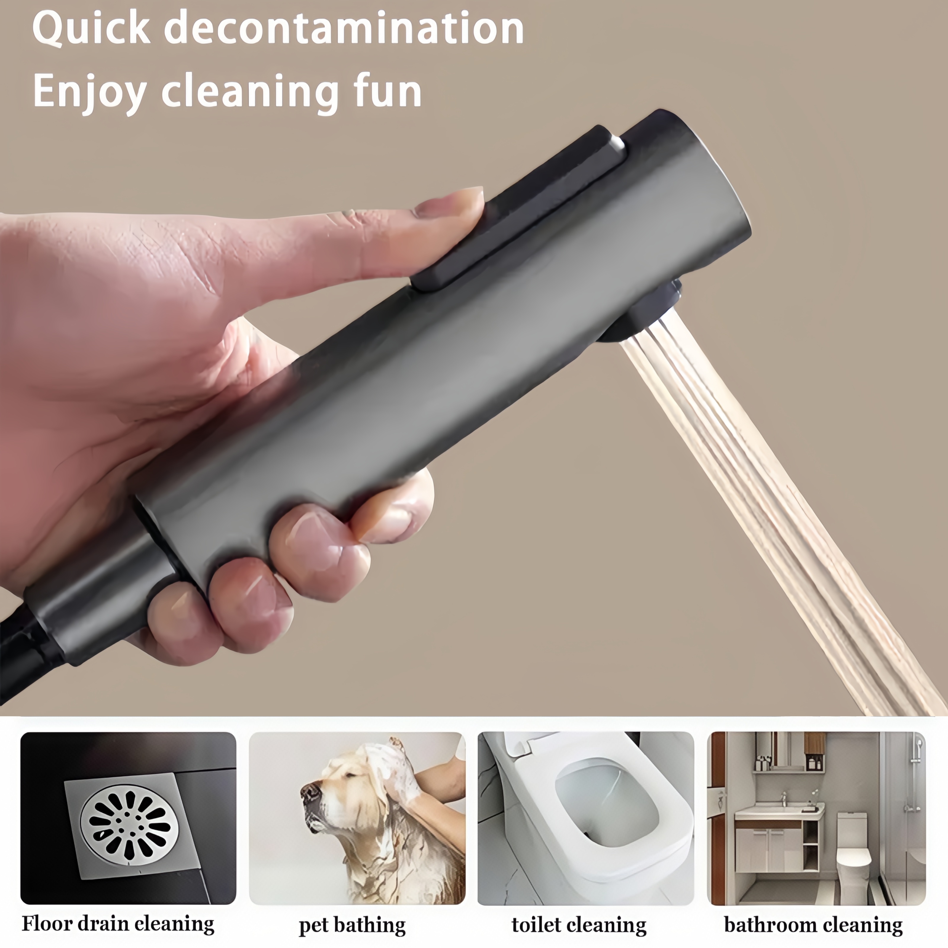 4 In 1 Shower Set Digital Display Shower Set Hot And Cold Shower Set