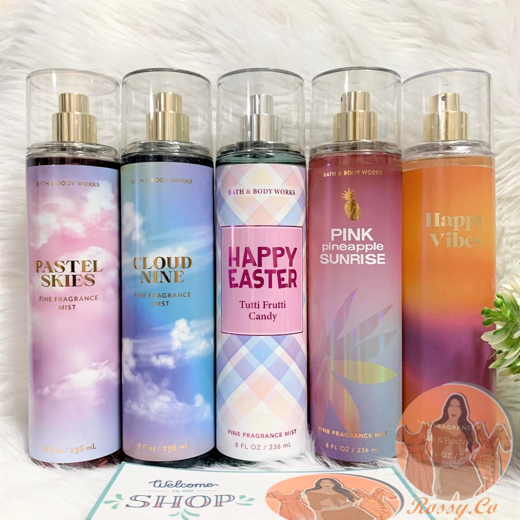 Bath Body Works Bbw Pink Pineapple Sunrise Cloud Nine Shopee