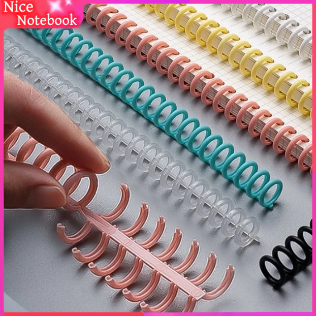 30 Hole Loose Leaf Plastic Binding Ring DIY Notebook Binding Spiral