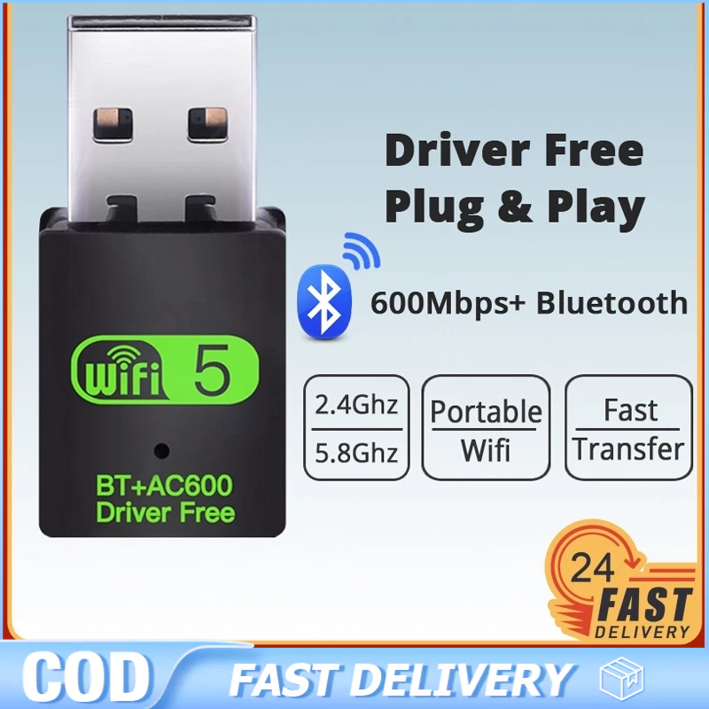 Mbps Usb Wifi Dongle Bluetooth Desktop Wireless Wifi Bluetooth