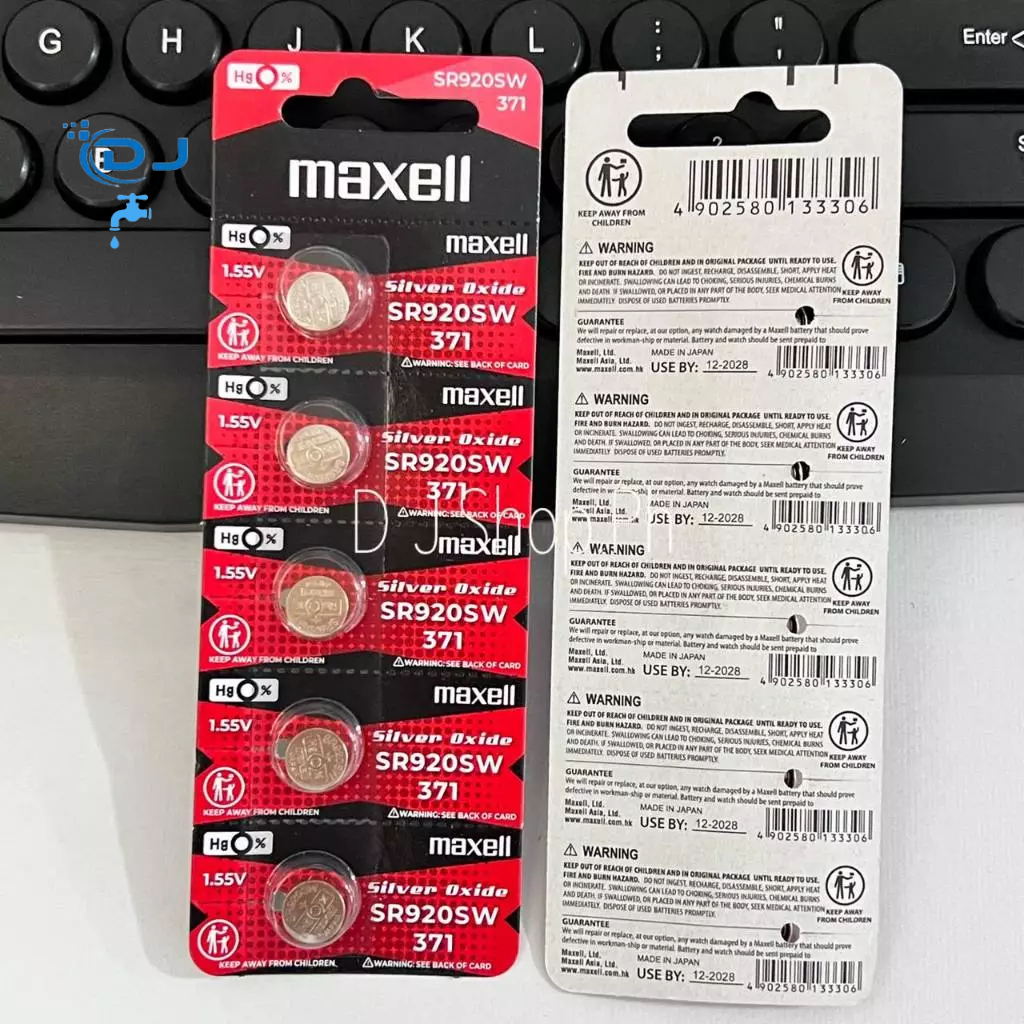 Sr Sw Maxell Original Battery V Coin Cell Watch Battery