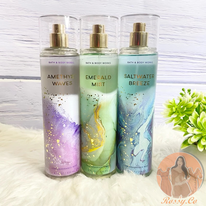 Bath Body Works Bbw New Saltwater Breeze Amethyst Waves Emerald