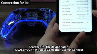 VILCORN Wireless Elite Game Controller For PS4 Slim Pro Colorful