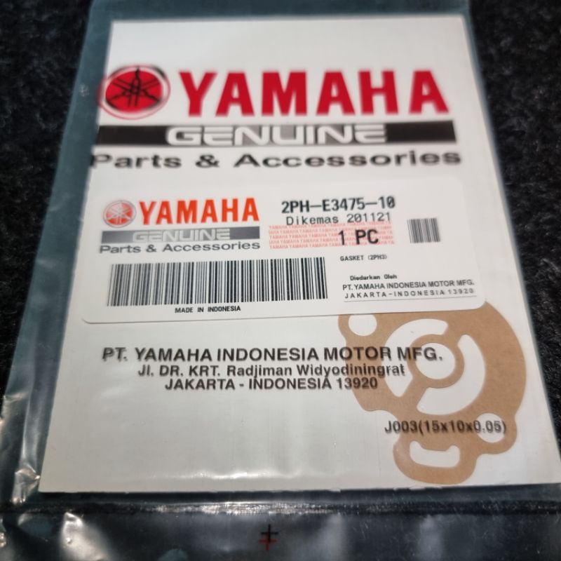 Yamaha Genuine Oil Pump Gasket 2PH E3475 10 Mio I 125 Soul I 125