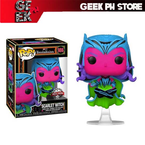 Funko Pop Marvel Wandavision Scarlet Witch Blacklight Special