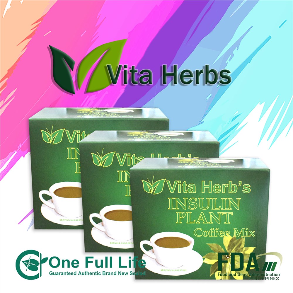 Vita Herbs Insulin Plant Coffee Mix S X Boxes Hjgh Shopee