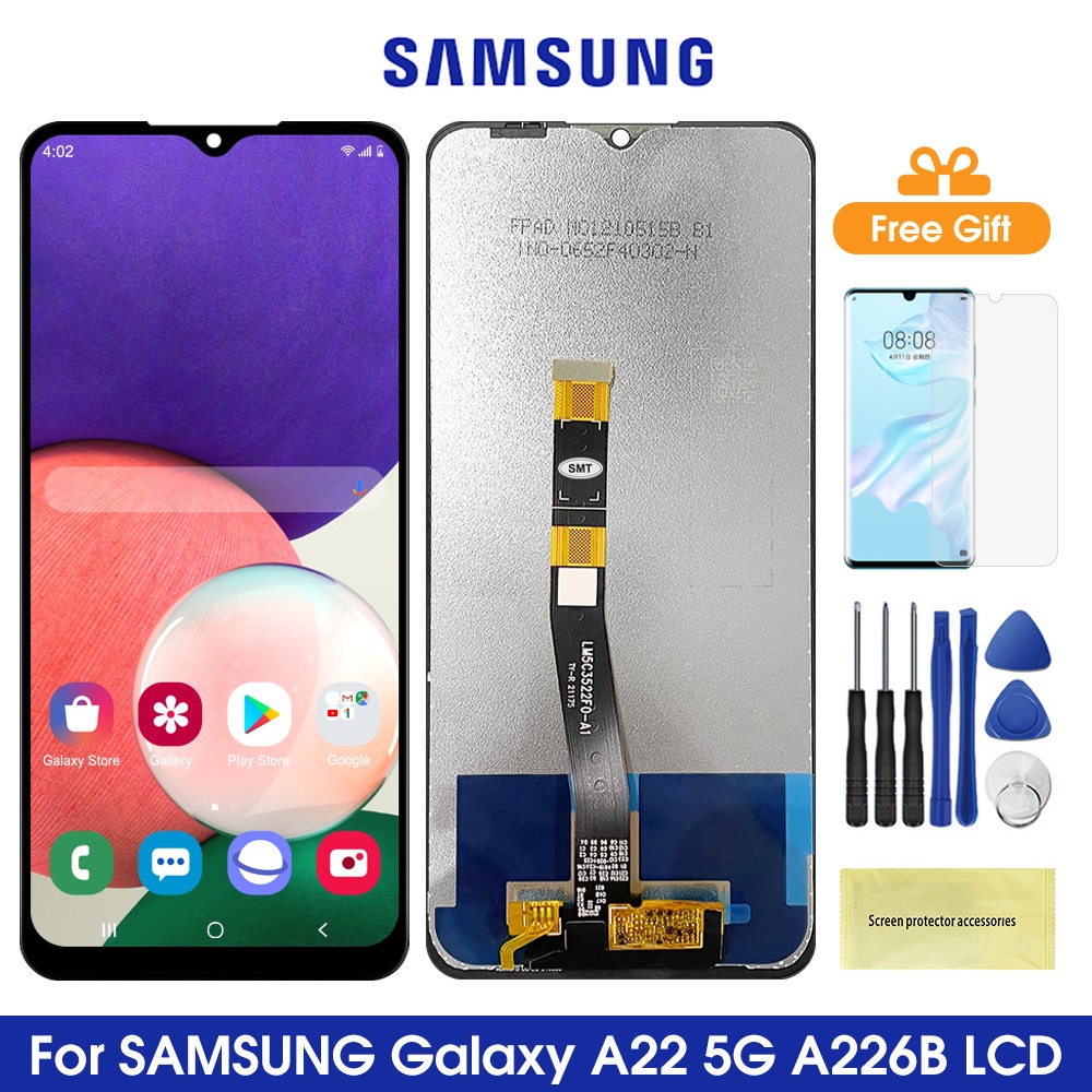 For Samsung Galaxy A22 5G A226 A226B Lcd With Frame Display Touch