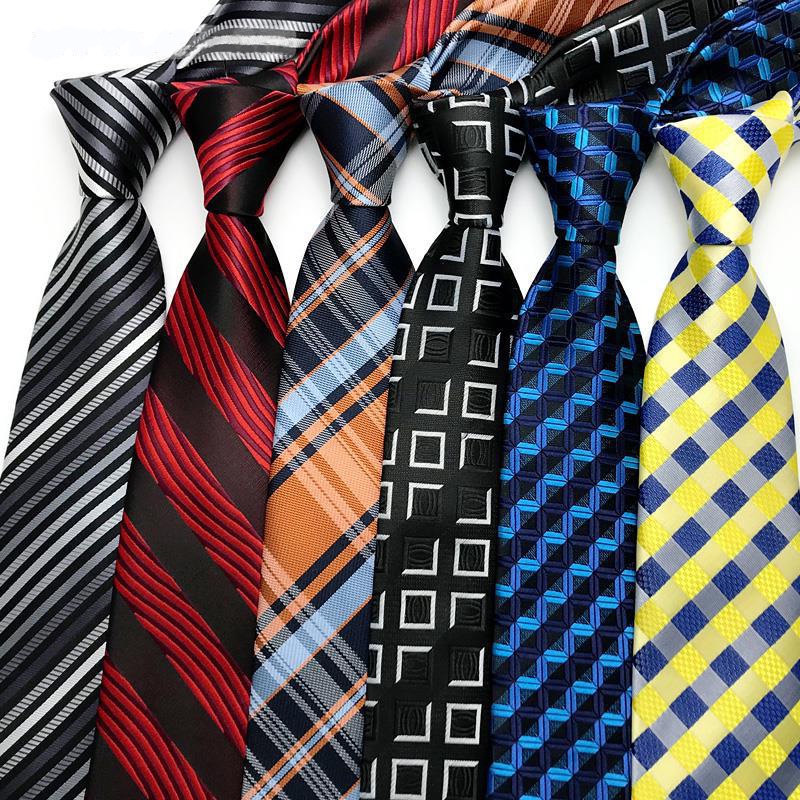 Fashion Cm Mens Ties Striped Plaid Formal Classic Dress Gravata