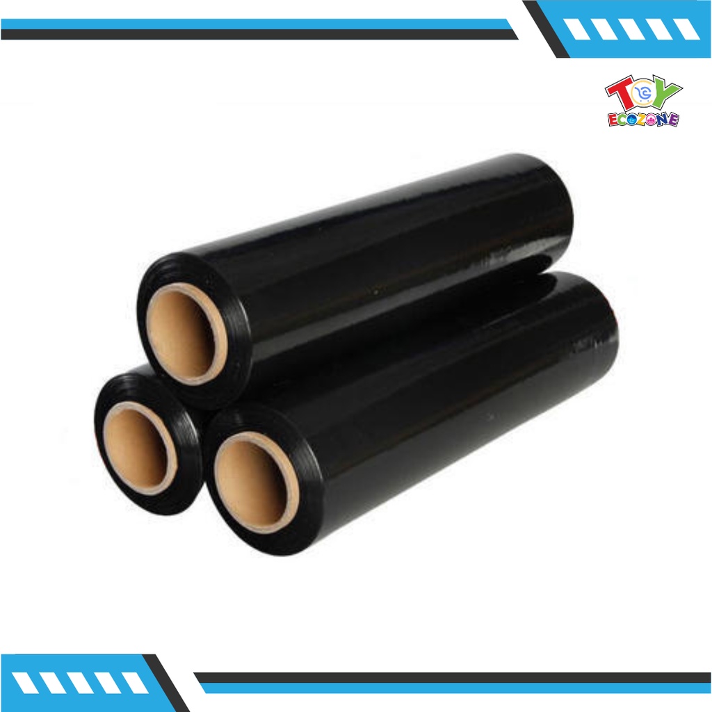 Stretch Film 500m X 500MM 20 Black Clear Stretch Film Jack Wrap