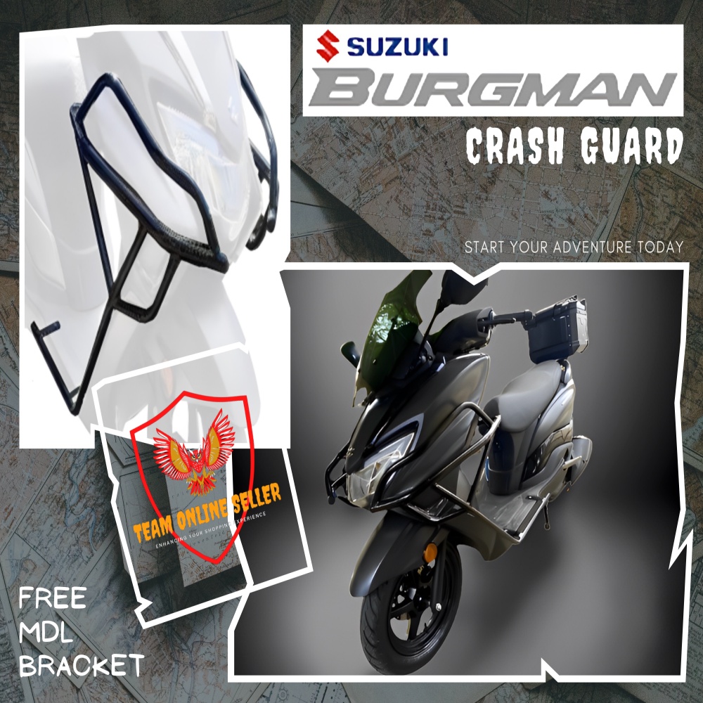 Suzuki Burgman V V V Half Crash Guard Phase