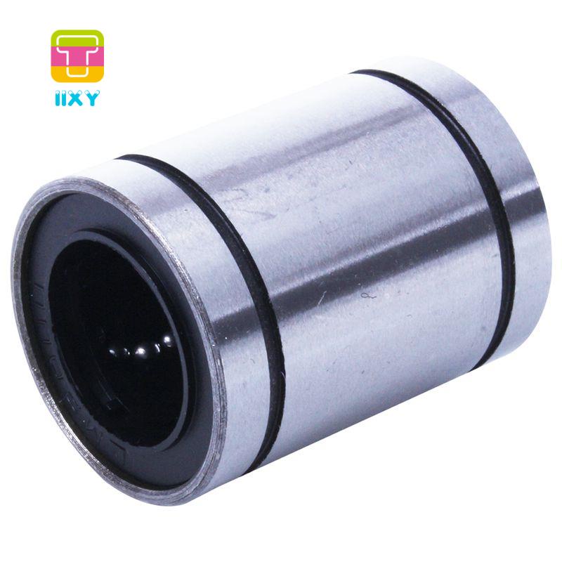 Lm Uu Mm Inside Dia Linear Motion Ball Bush Bearing Bushing Silver