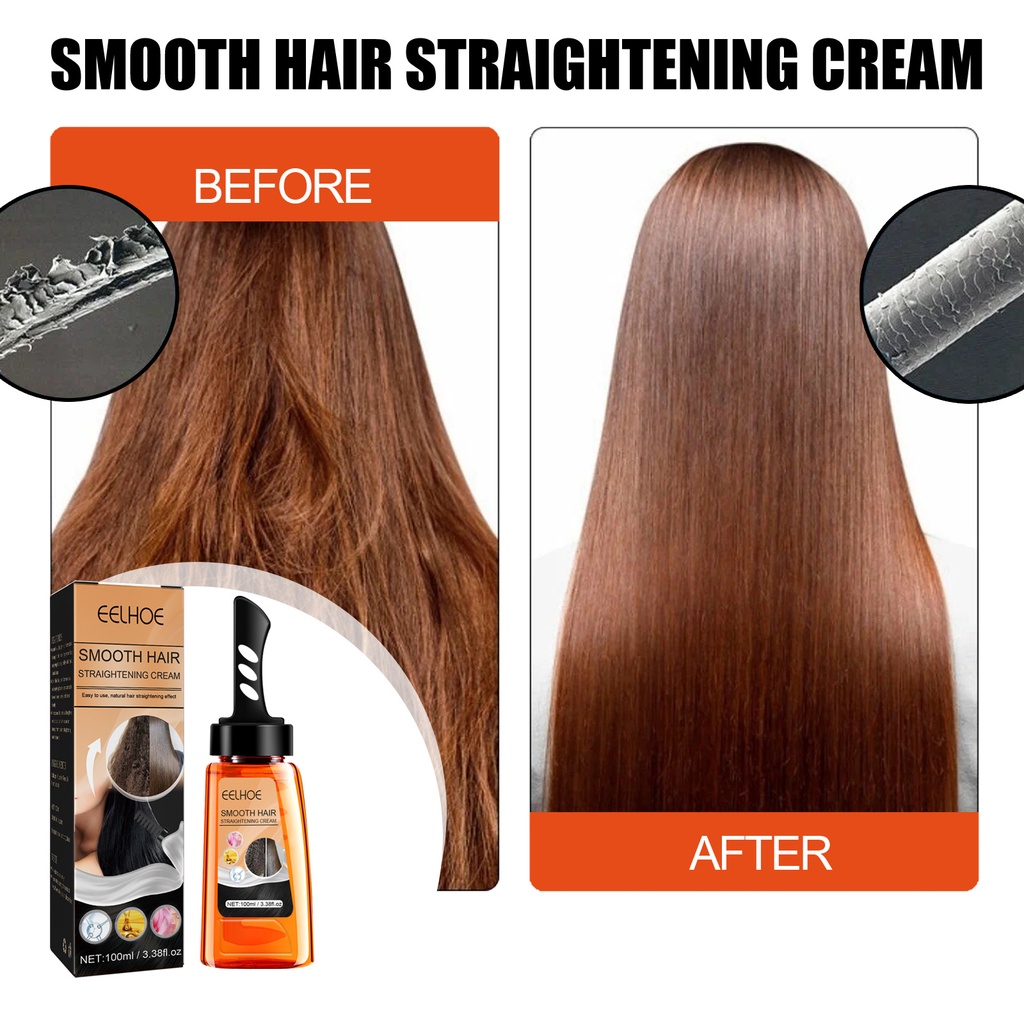 Original EELHOE Hair Straightening Cream Straight Hair Treatment