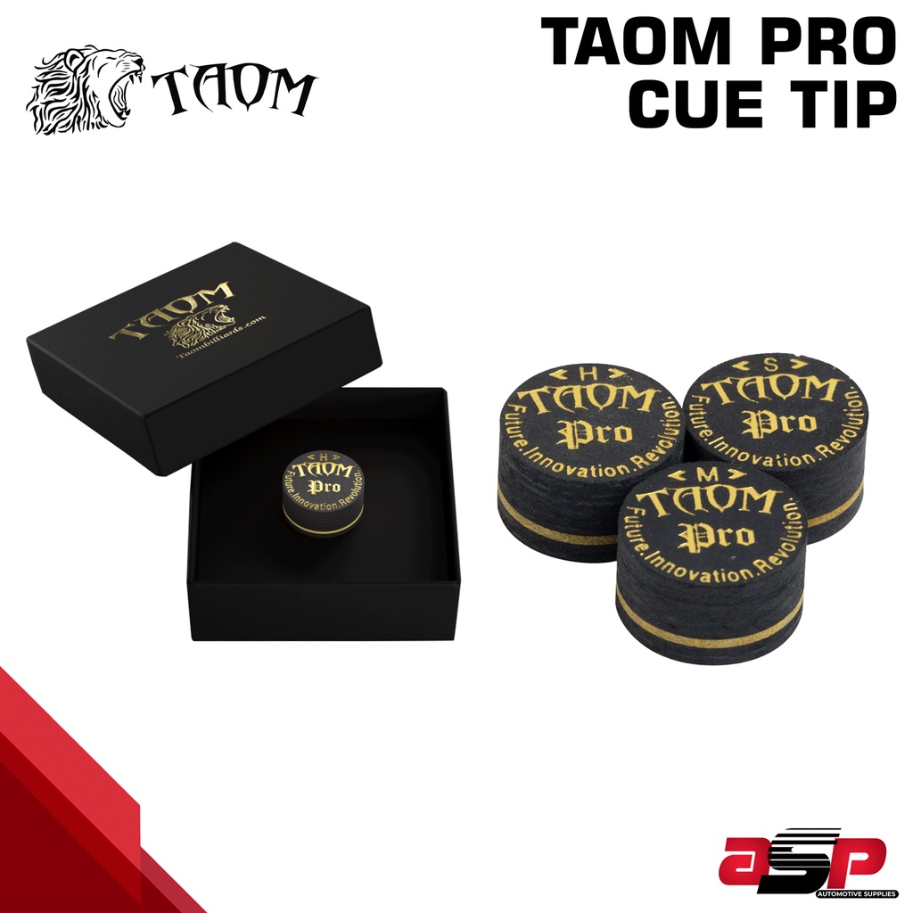 Taom Pro Pool Cue Tip Billiard Piece Shopee Philippines