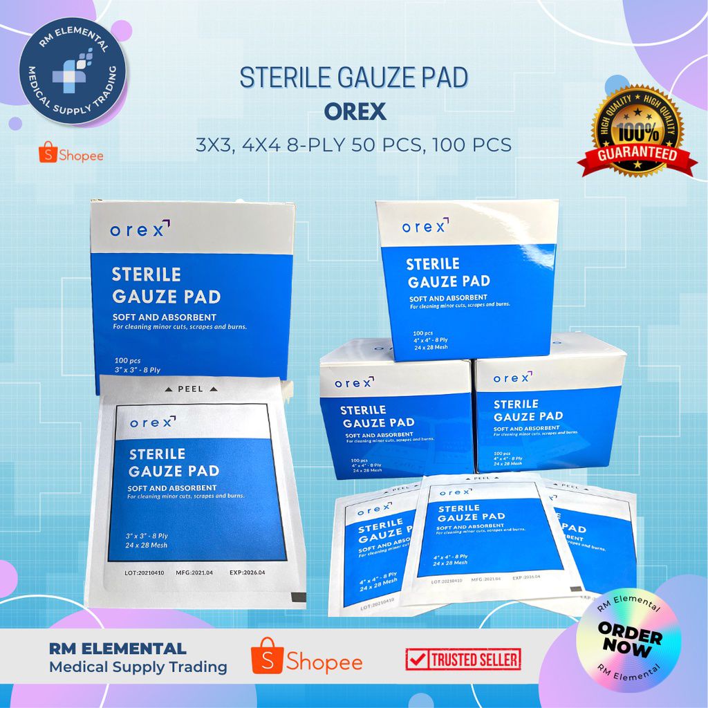 Sterile Gauze Pad Gauze Swab Gauze Sponge 3x3 4x4 OREX SURE