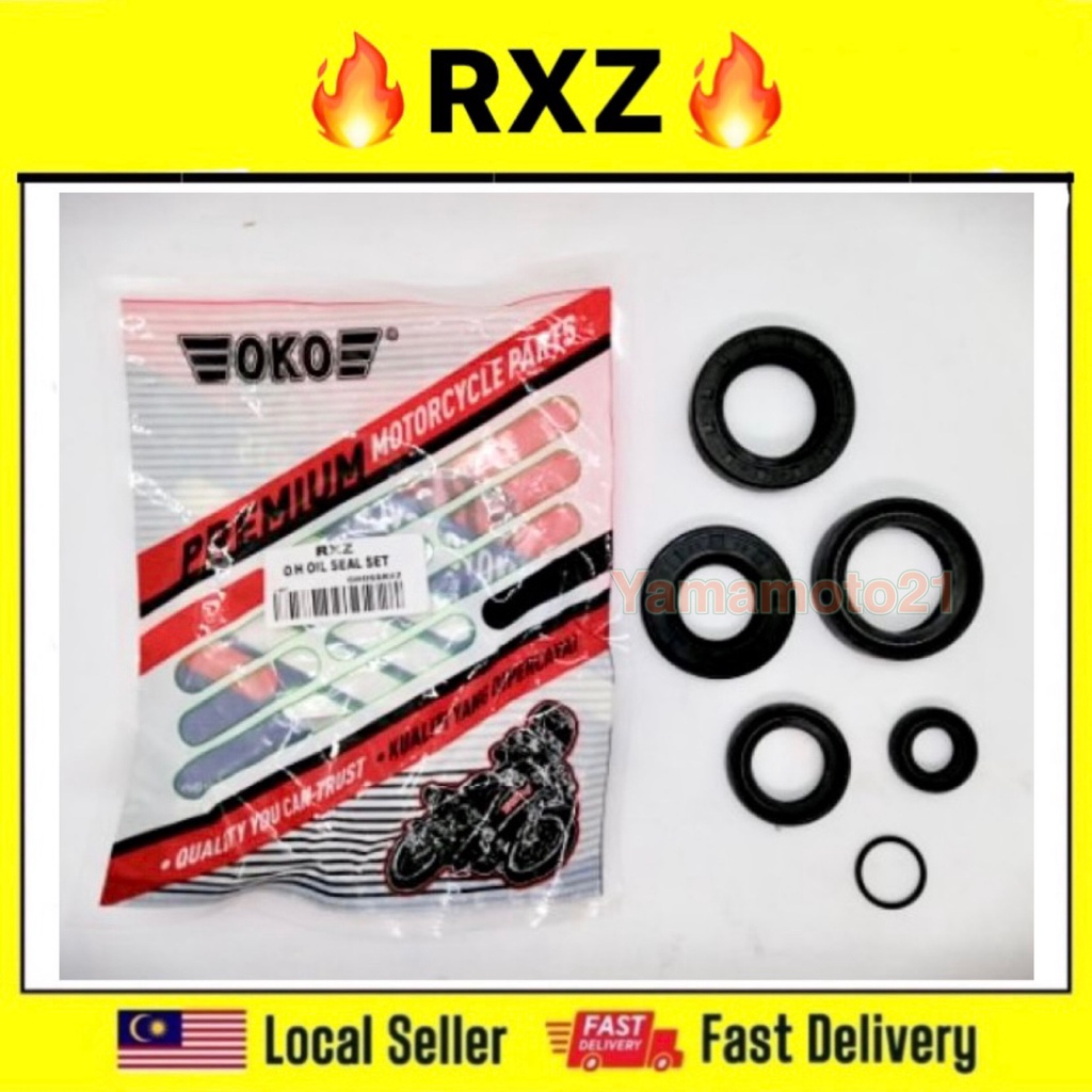 YAMAHA RXZ OIL SEAL SET ENGINE ENJIN BUSH GETAH ORING O RING OVERHAUL