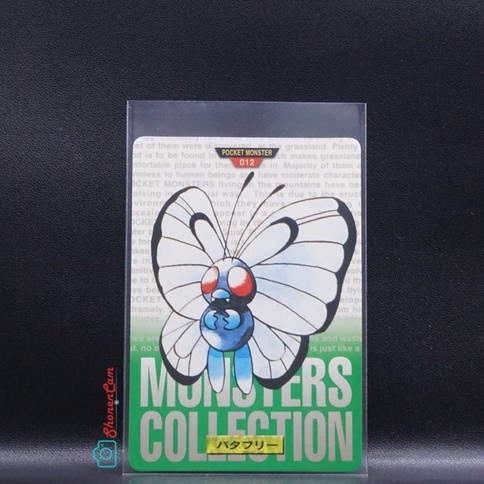 Pokemon Bandai Cards Green Ver Butterfree Shopee Philippines