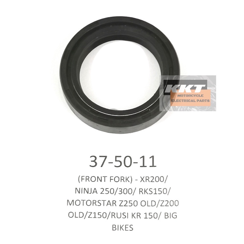 Front Fork Oil Seal 37 50 11 XR200 NINJA 250 300 RKS150 MOTORSTAR