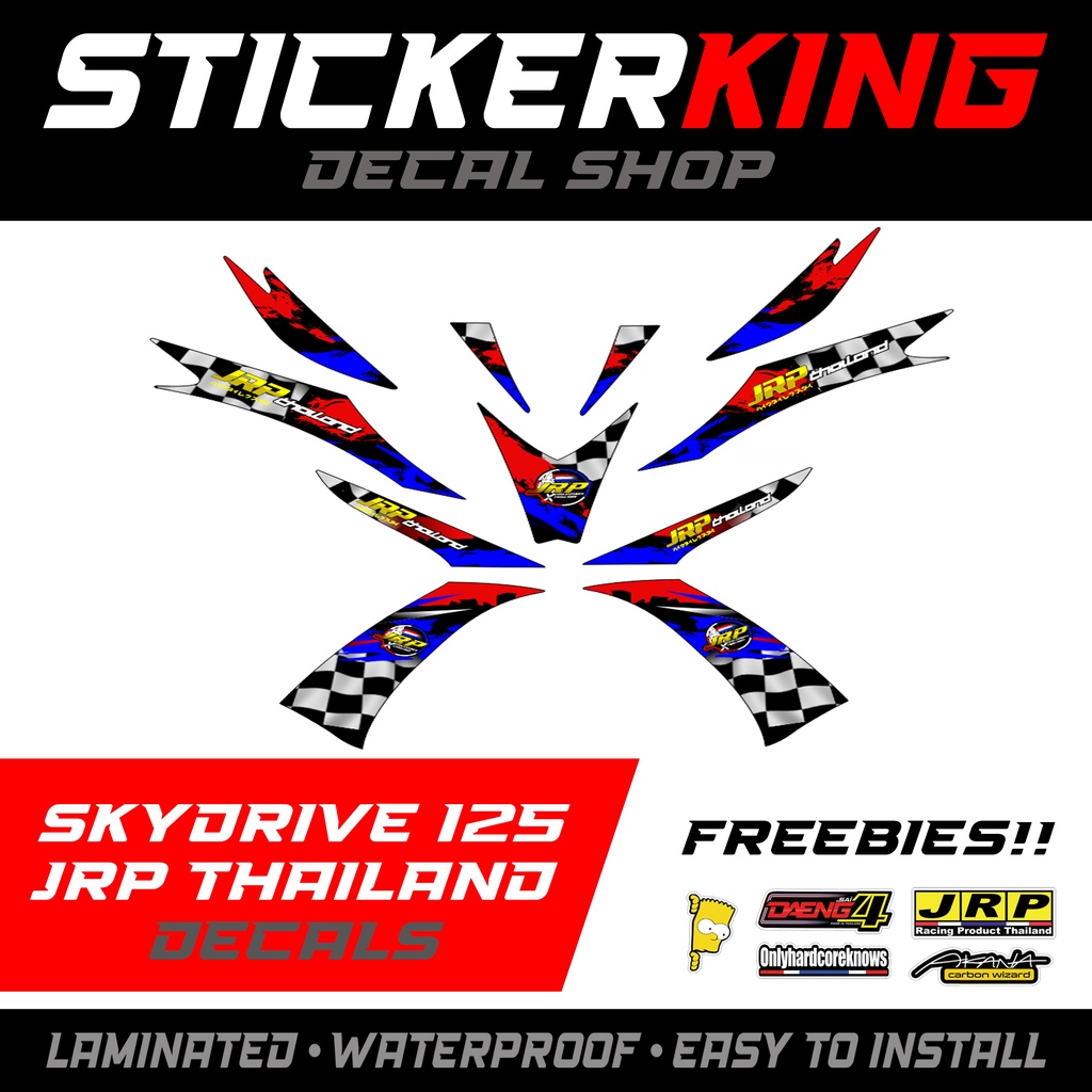 SKYDRIVE 125 SUZUKI JRP X DAENG DECALS THAI Shopee Philippines