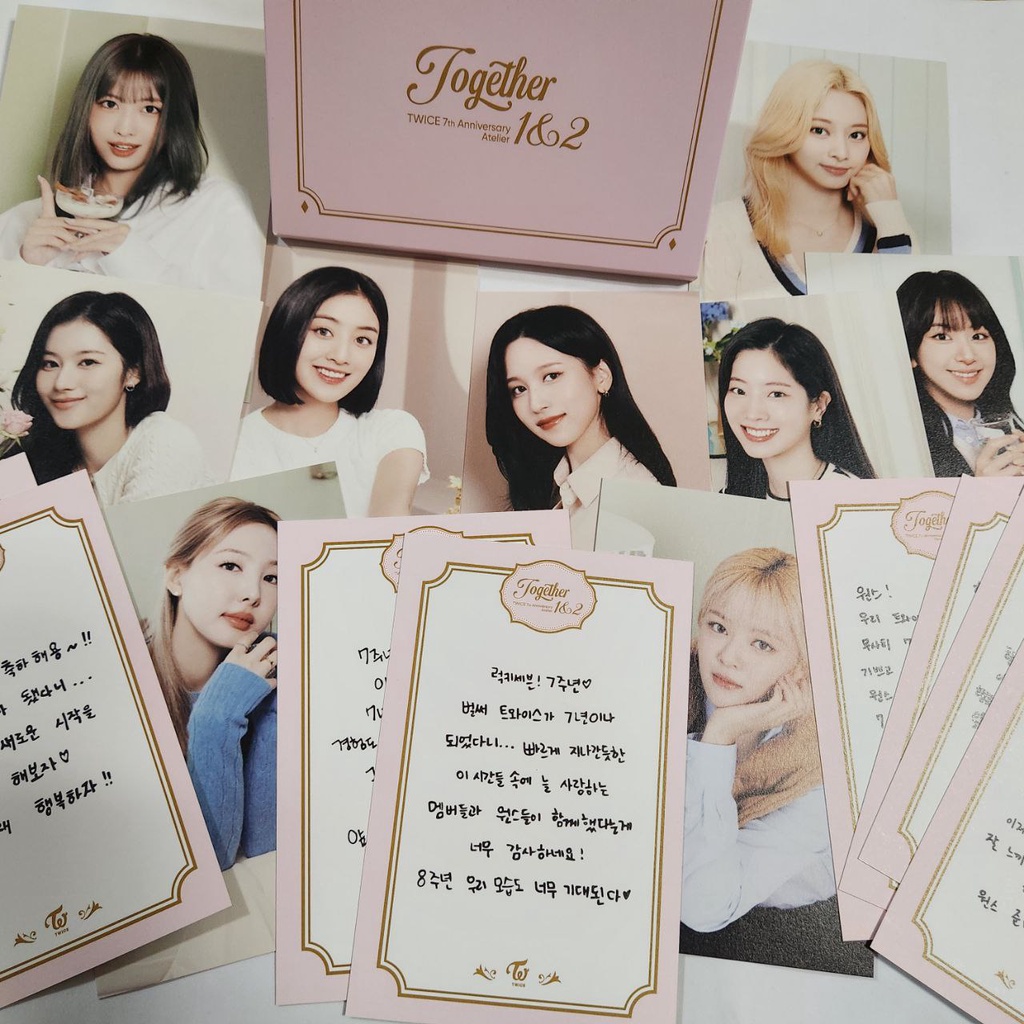 Twice Th Anniversary Atelier Together Postcard Set Pop Up Store