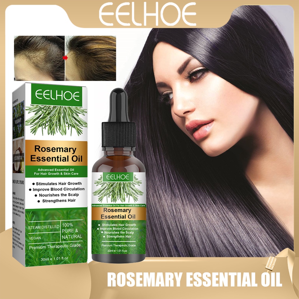 EELHOE Rosemary Hair Essential Oil Anti Hair Loss Regrowth Scalp